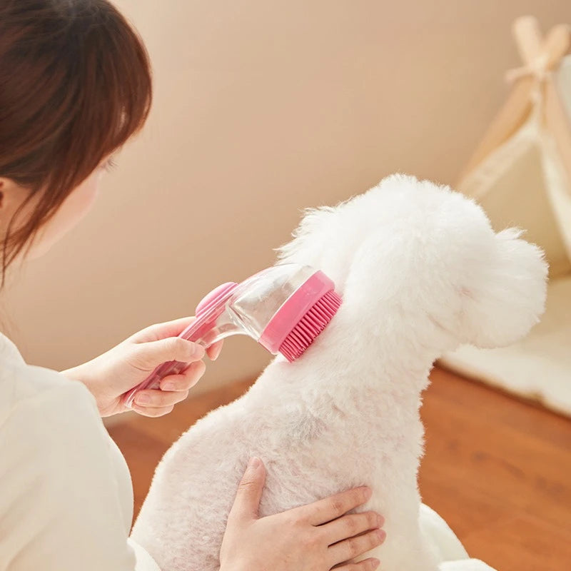 Soft Silicone Pet Bath Brush for Dogs and Cats – Gentle Massage & Cleaning Tool