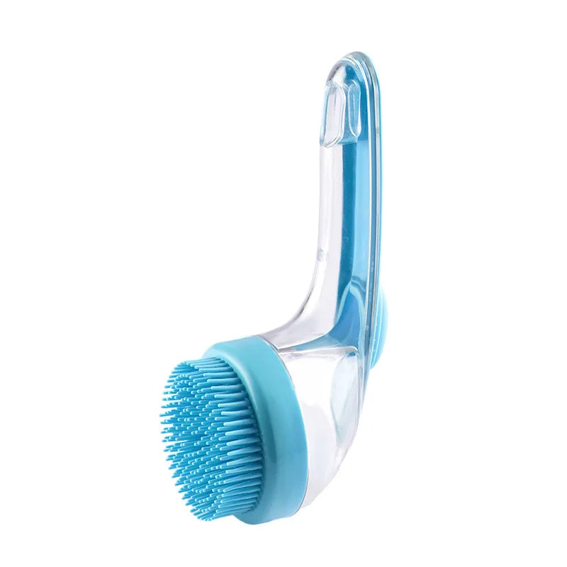 Soft Silicone Pet Bath Brush for Dogs and Cats – Gentle Massage & Cleaning Tool
