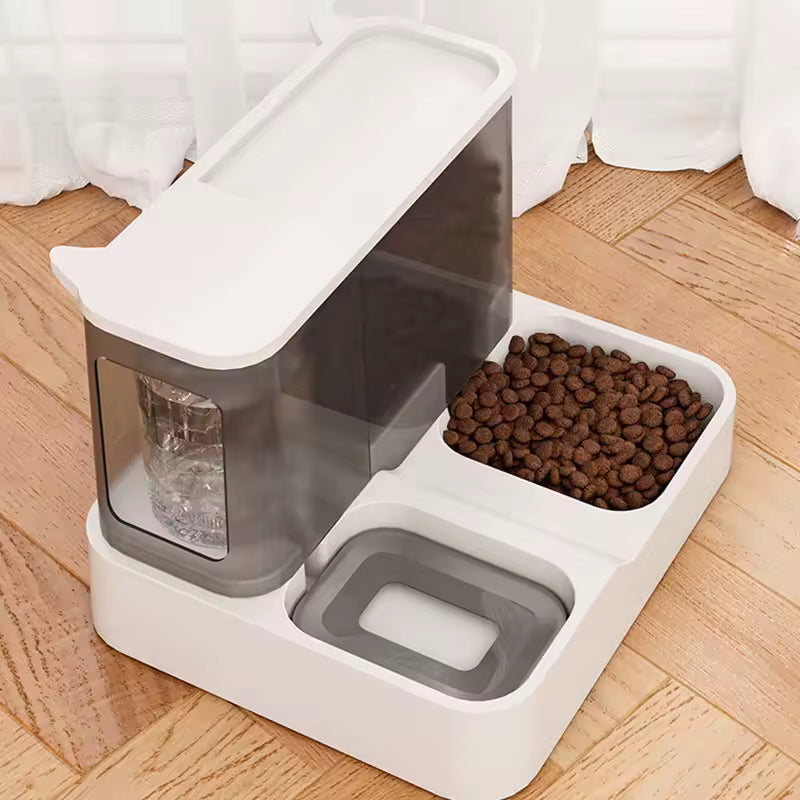 All-in-One Automatic Cat Feeder and Water Dispenser