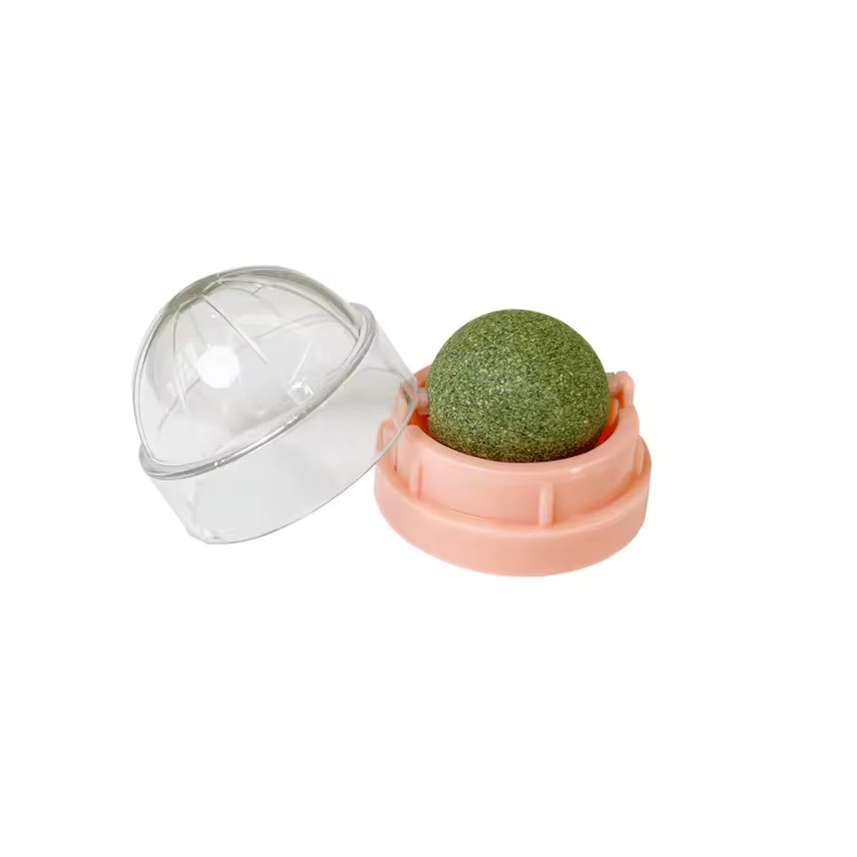 Natural grass balls for cats